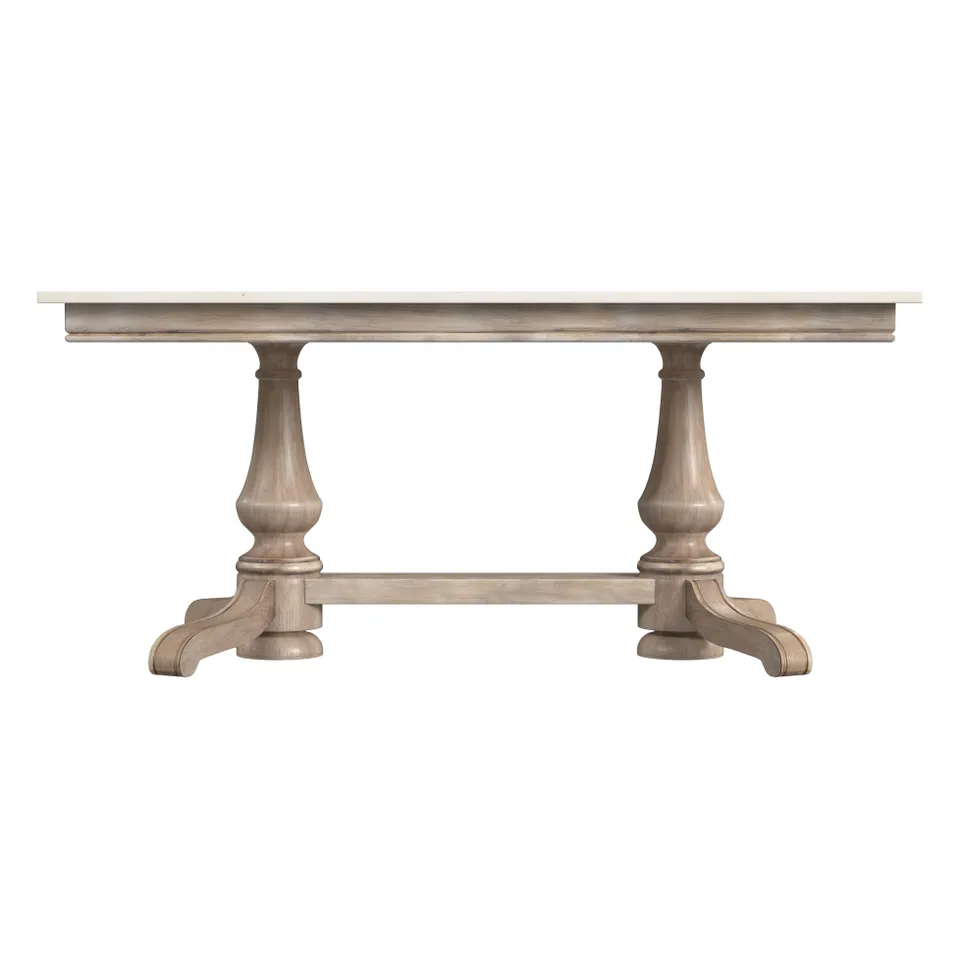 Danielle Sandalwood Beige Dining Table