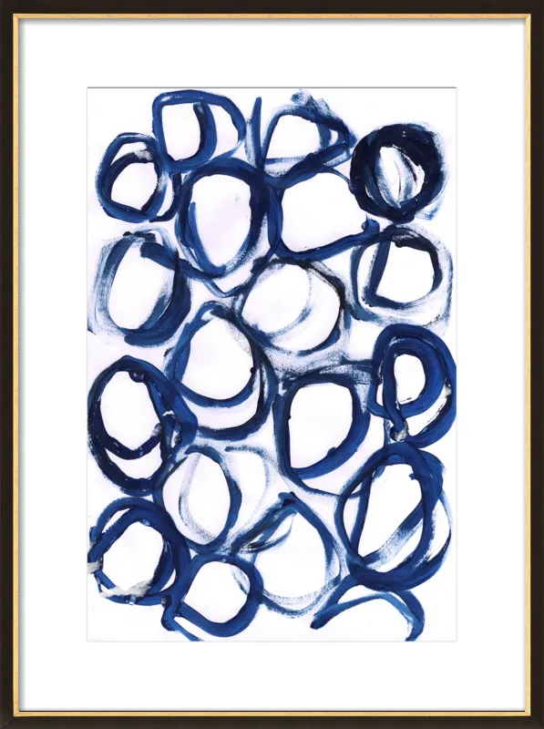 Blue Loops by morioke for Artfully Walls