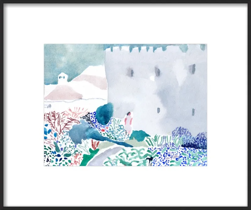 Castle Flowers by Charlotte Ager for Artfully Walls