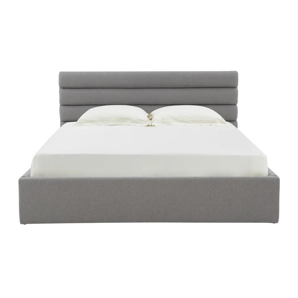 Jaybella Lowprofile Tufted Bed - Light Grey