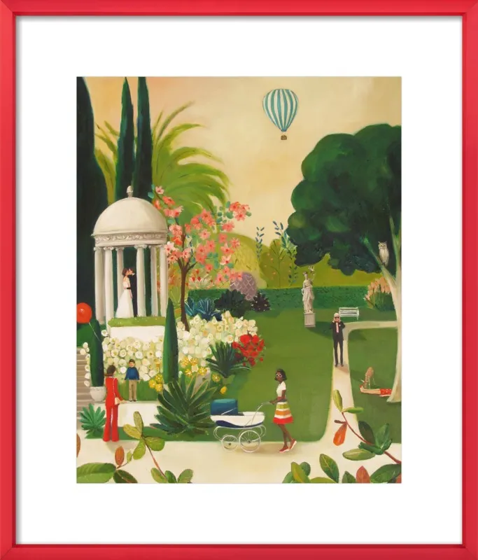 A Fainting in the Botanical Gardens by Janet Hill for Artfully Walls