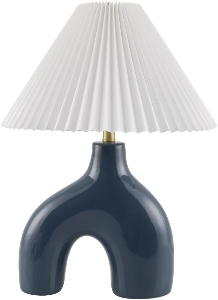 Solara  Glazed 23"H x 17"W x 17"D Accent Table Lamp