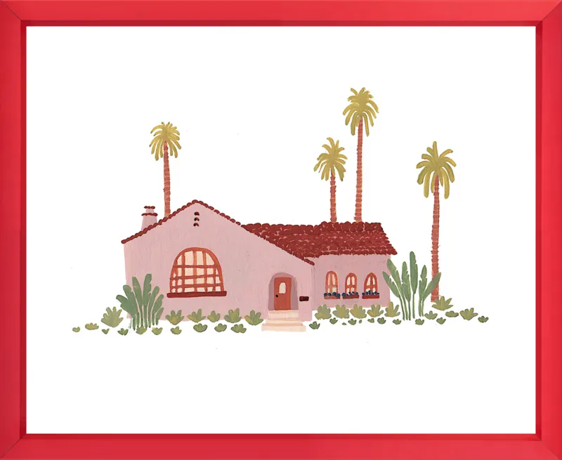 Pink Bungalow by Taylor Ann for Artfully Walls