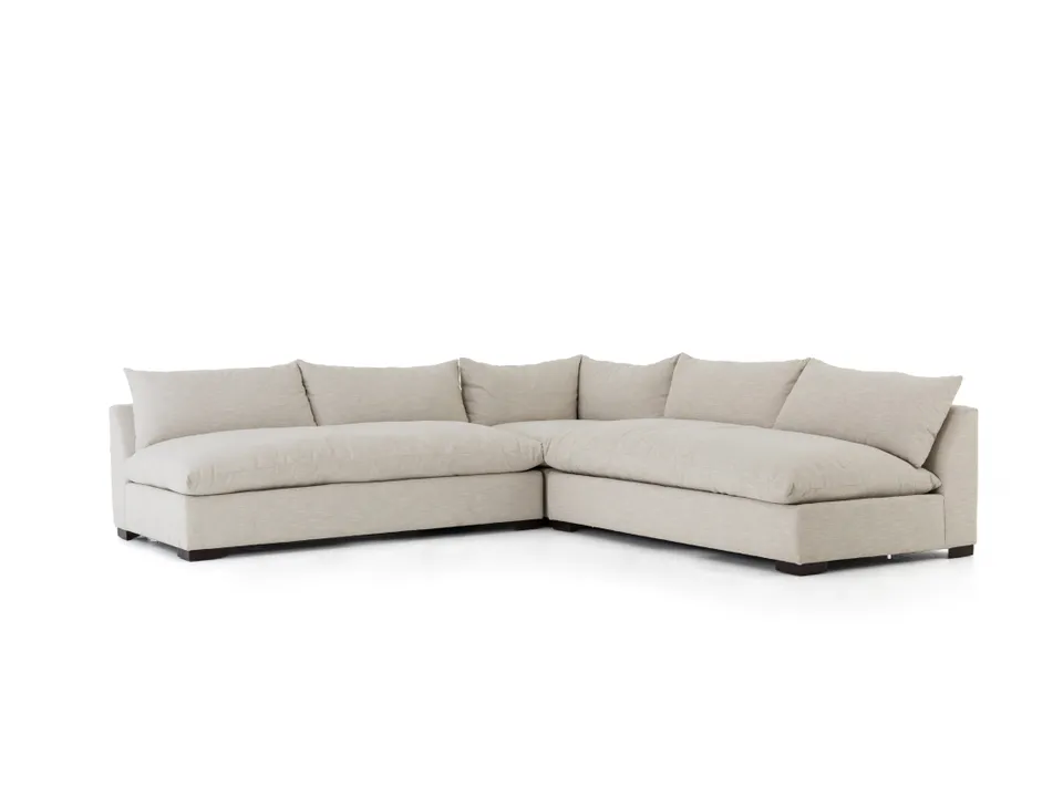Grant 3-Pc Sectional-Ashby Oatmeal