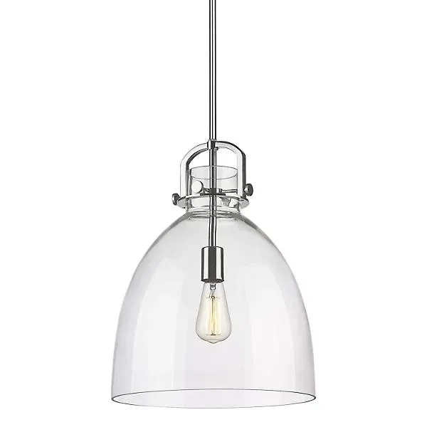 Preston Arched Frame Glass Dome Pendant