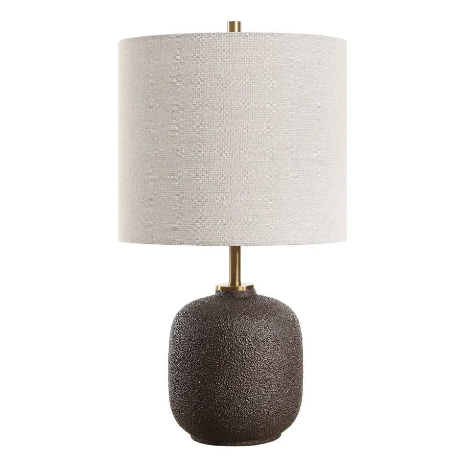 Blacktop Textured Buffet Lamp