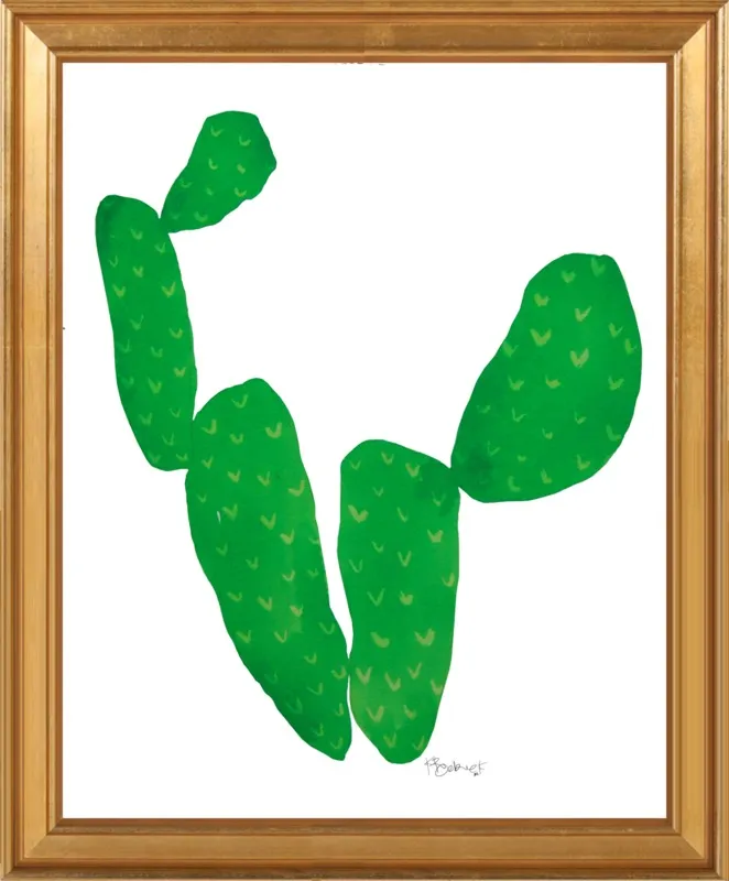 Green Cacti by Kate Roebuck for Artfully Walls