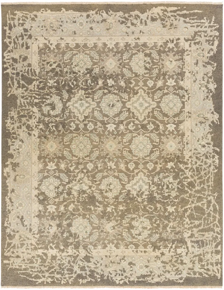 Artifact Green Indoor 2' x 3' Handmade Rug