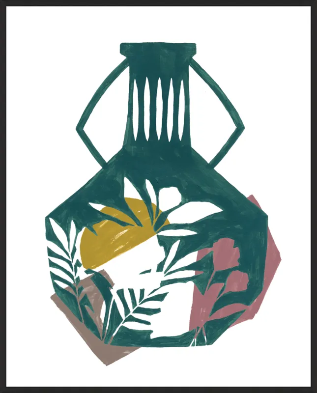 Vase Shapes by Cece Merkle for Artfully Walls