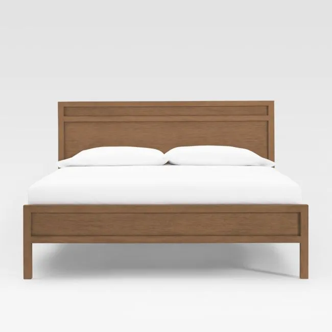 Keane Solid Driftwood King Bed