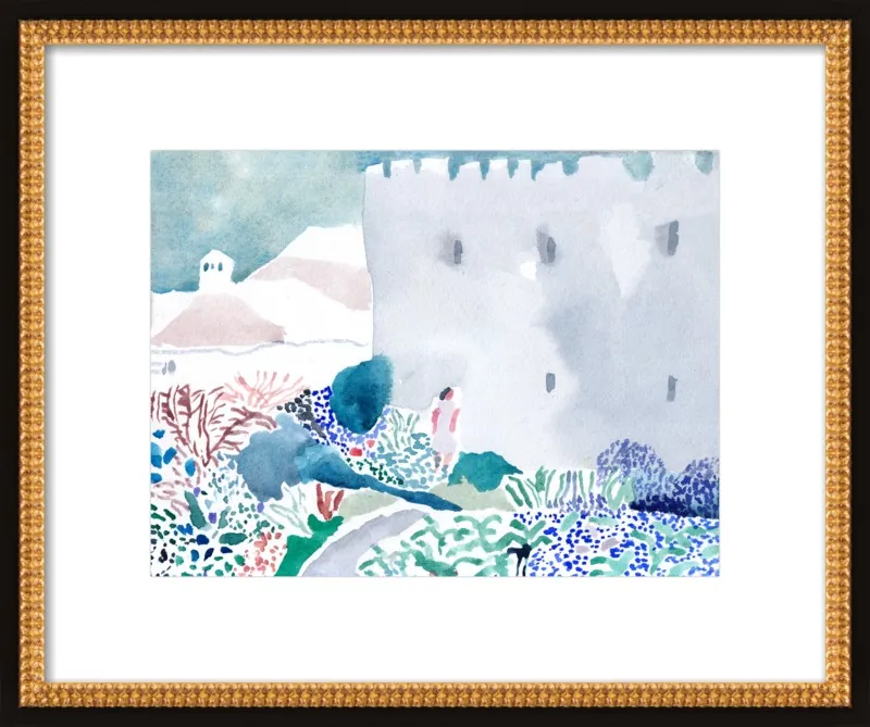 Castle Flowers by Charlotte Ager for Artfully Walls