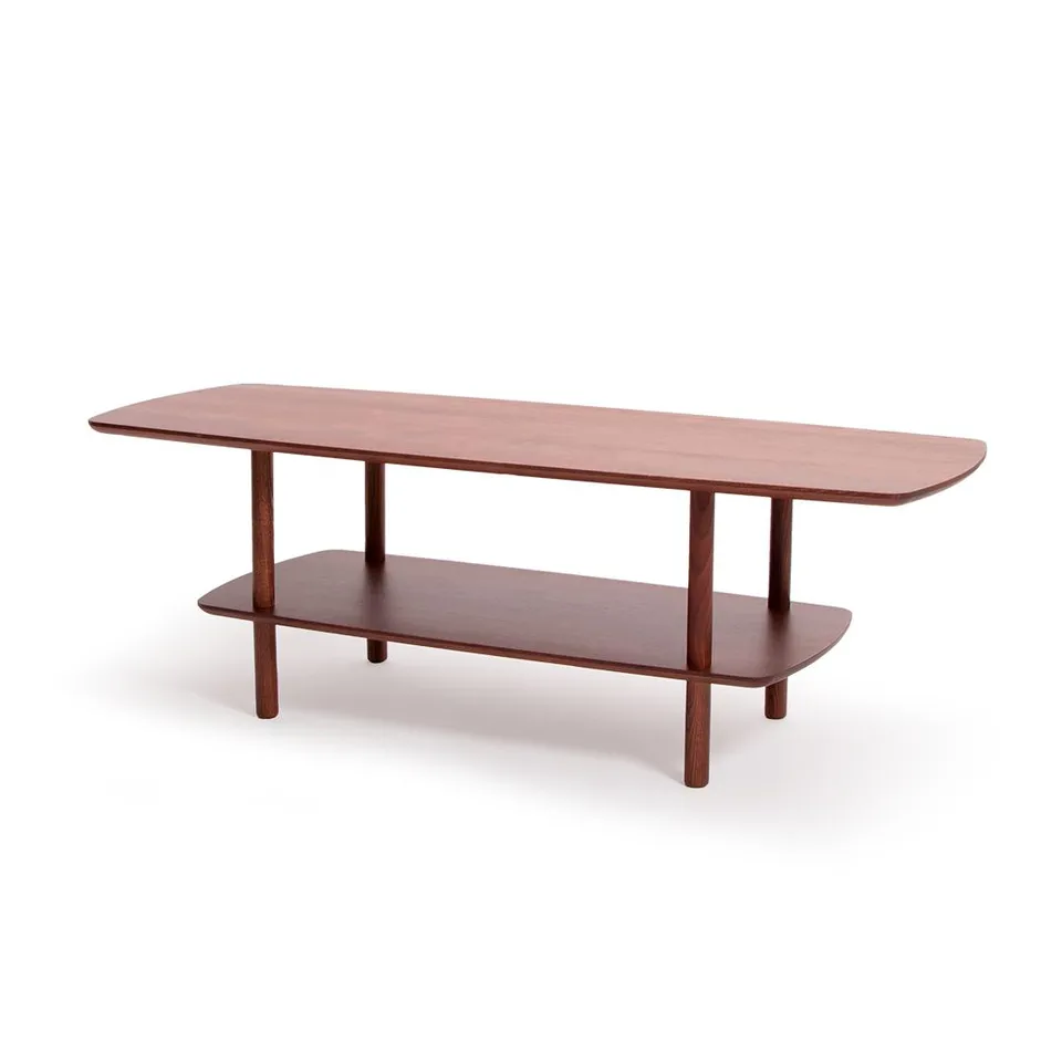 Serif Coffee Table - Walnut - Wood