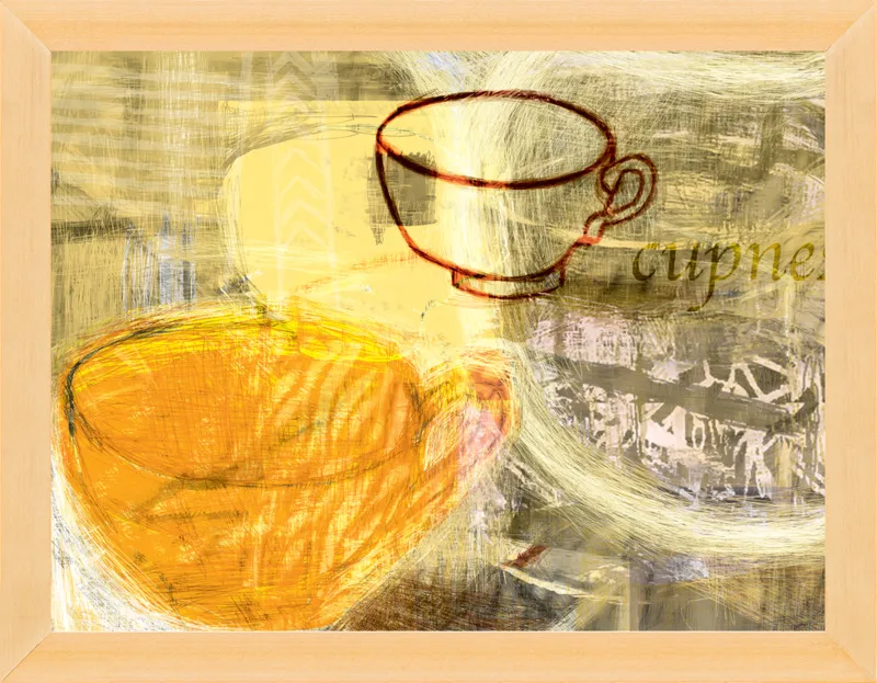 Still Life with Cups by Carmel Kushnir for Artfully Walls