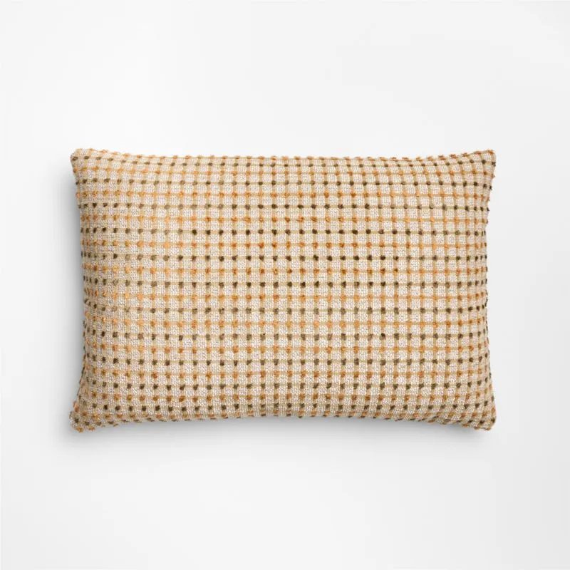 Strung 24"x16" Brulee Brown Throw Pillow Cover by Venus Williams