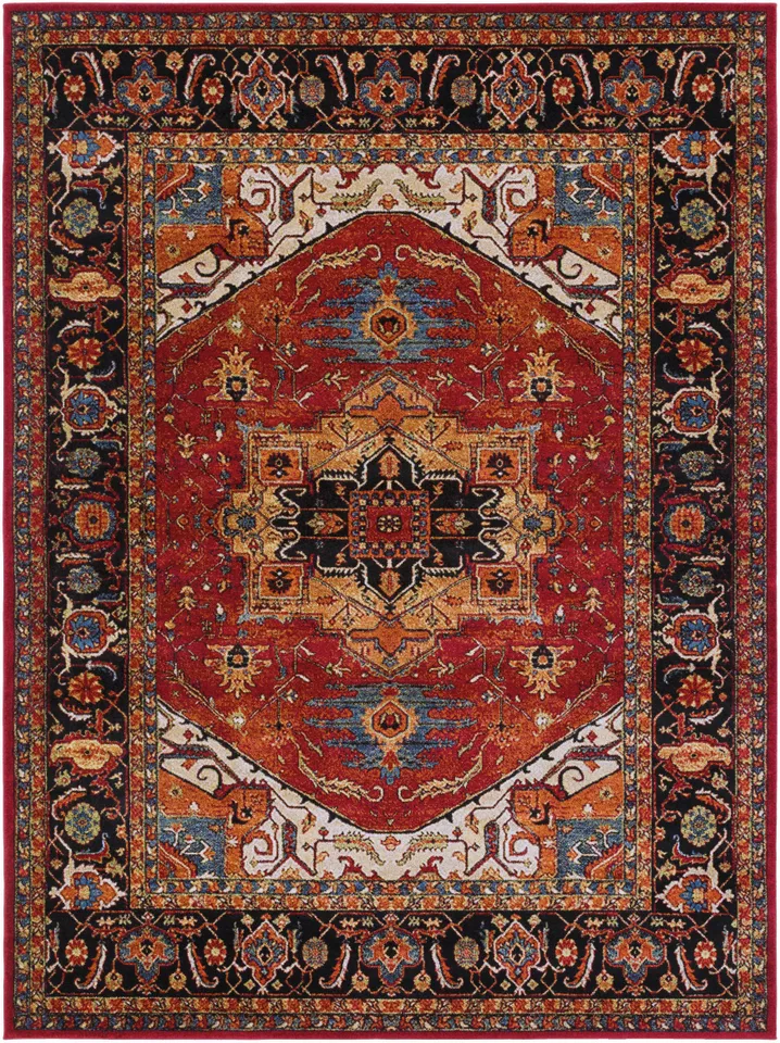 Serapi Red Indoor 7'10" x 10'6" Machine Woven Rug