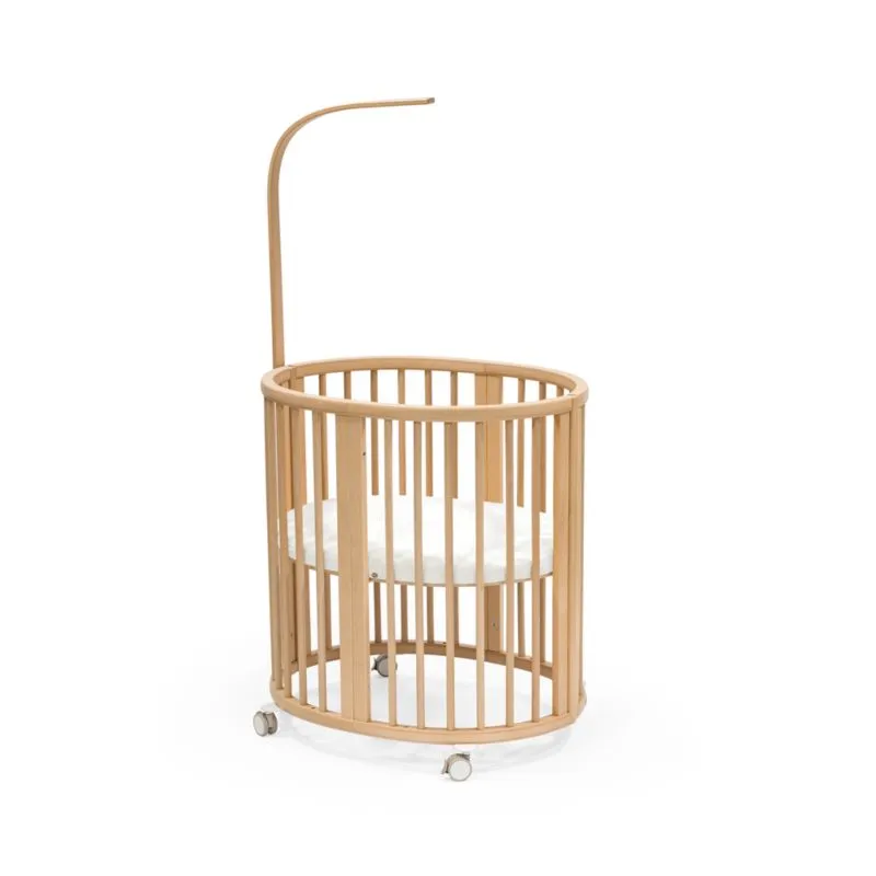 Stokke ® Sleepi ™ Natural Wood Convertible Mini Crib with Mattress
