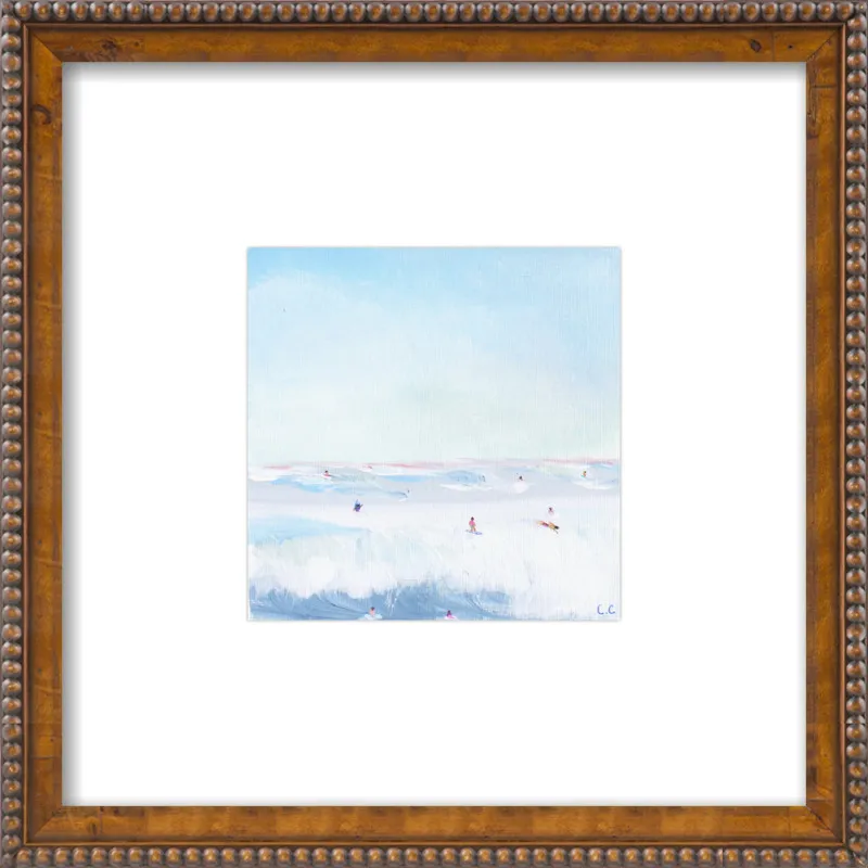 Soft Blue Surf  by Caroline Chriss  for Artfully Walls
