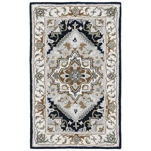 Heritage Row Heriz Medallion Area Rug