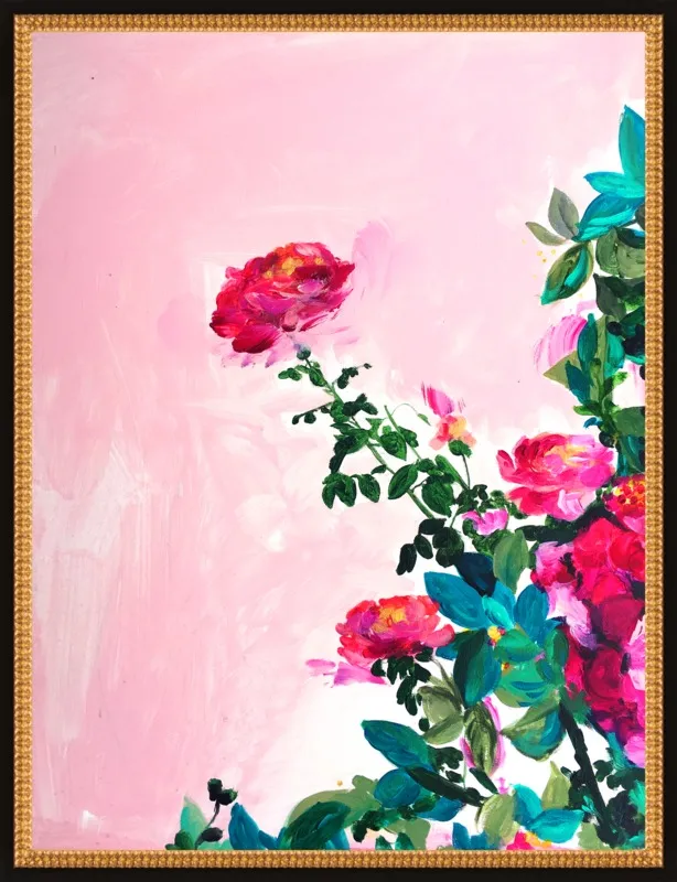 Rose Garden I by Christine Lindstrom for Artfully Walls