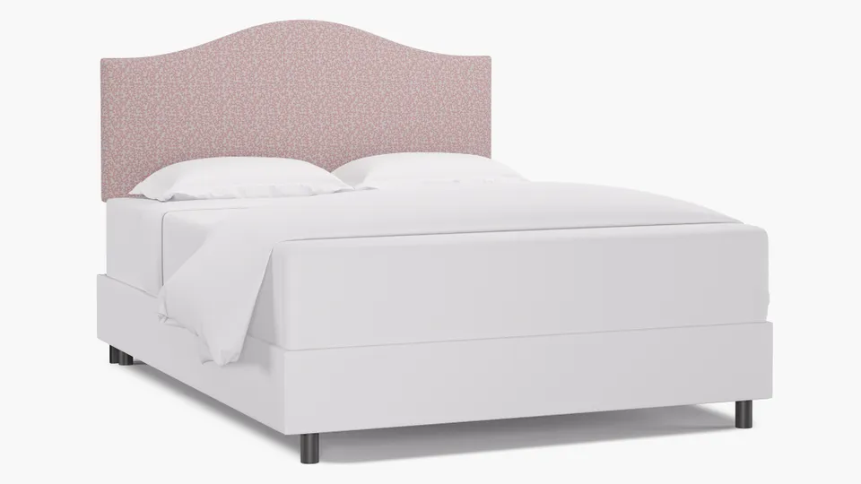 Camelback Headboard, Flamingo Hele Bay, Queen