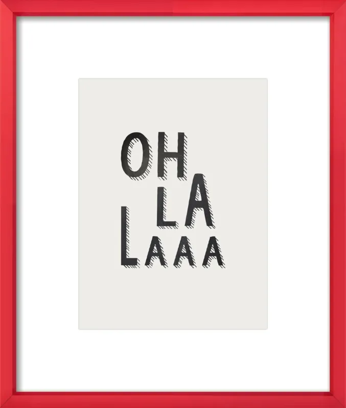 Oh la la by Lonneke de Roos - Kind of Style for Artfully Walls