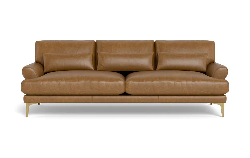 Maxwell Leather Sofa by Apartment Therapy