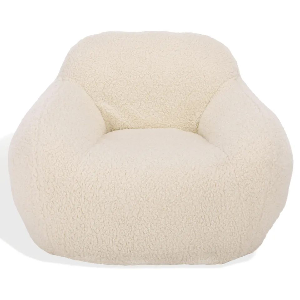 Lorianna Bean Bag Chair - White