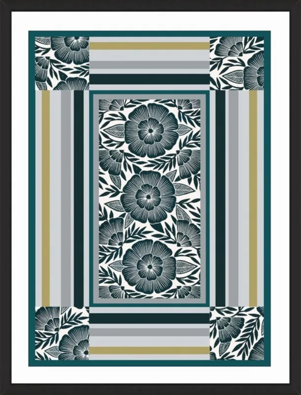 Botanical Frame 1 by Katharine Watson for Artfully Walls
