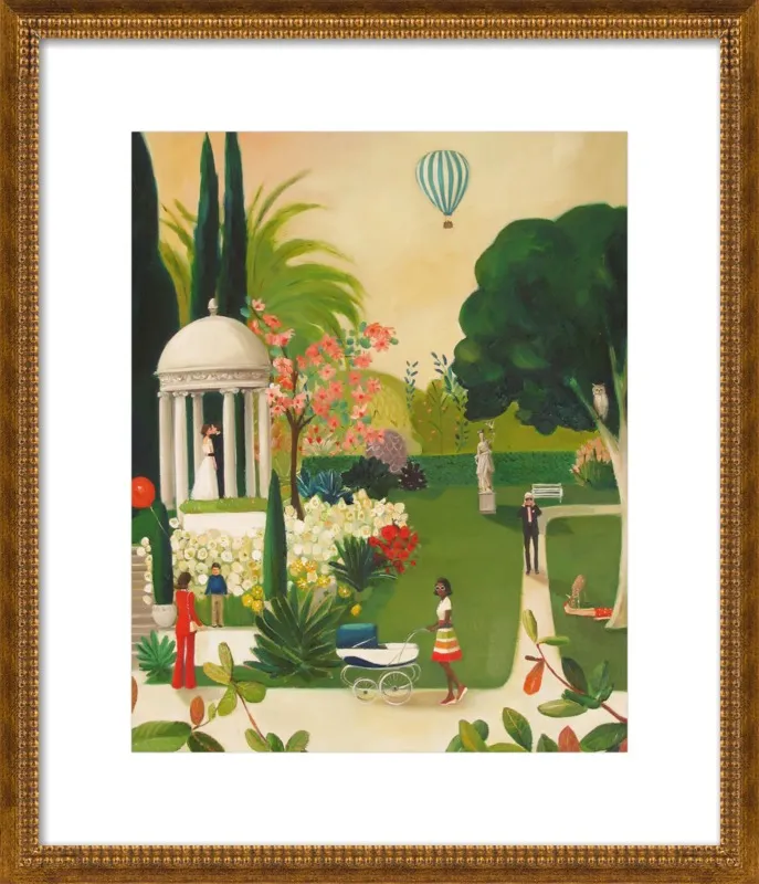 A Fainting in the Botanical Gardens by Janet Hill for Artfully Walls