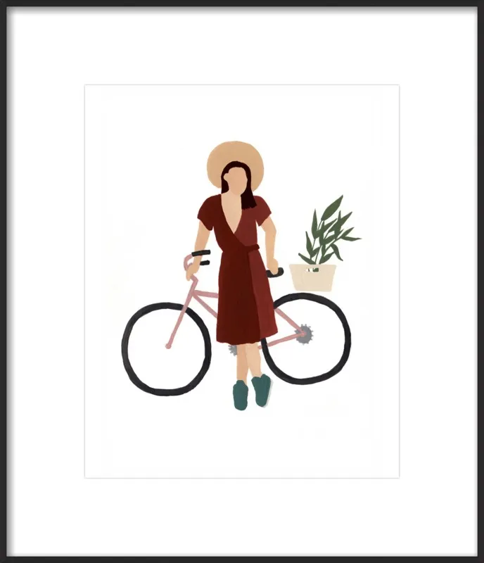 Biking Beauty by Taylor Ann for Artfully Walls