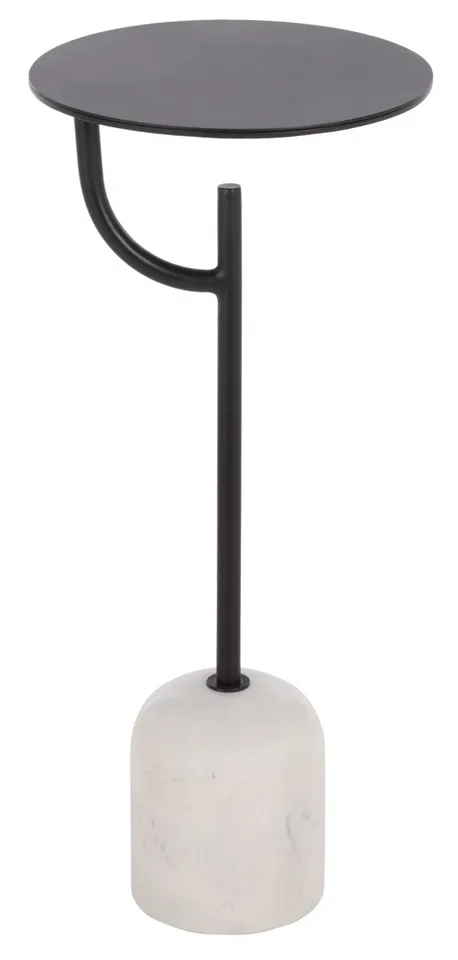 Harlowe Accent Table - Black / White