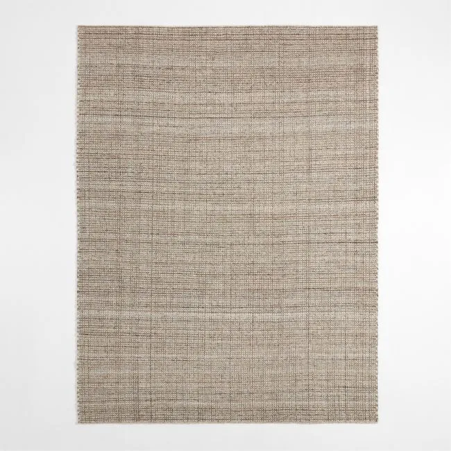 Niseko Performance Handwoven Brown Area Rug 6'x9'