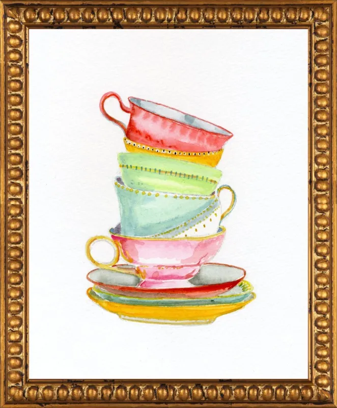 Teacups by Miri Eshet for Artfully Walls