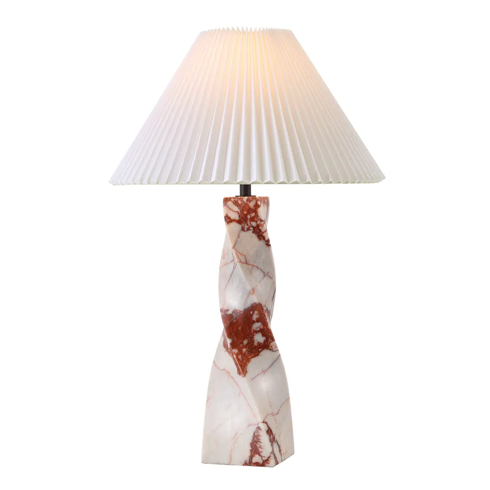 Safavieh Couture Mayalenn Table Lamp, Red / White