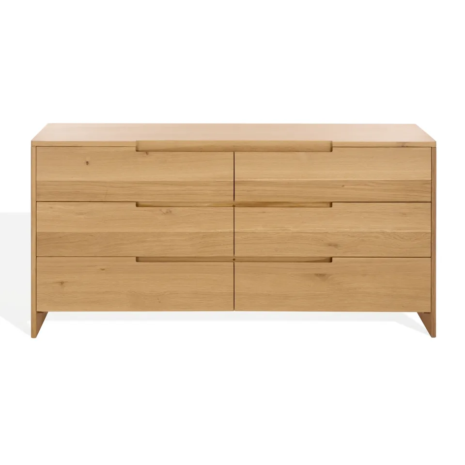Riverside Oak Wood Dresser - Natural Oak