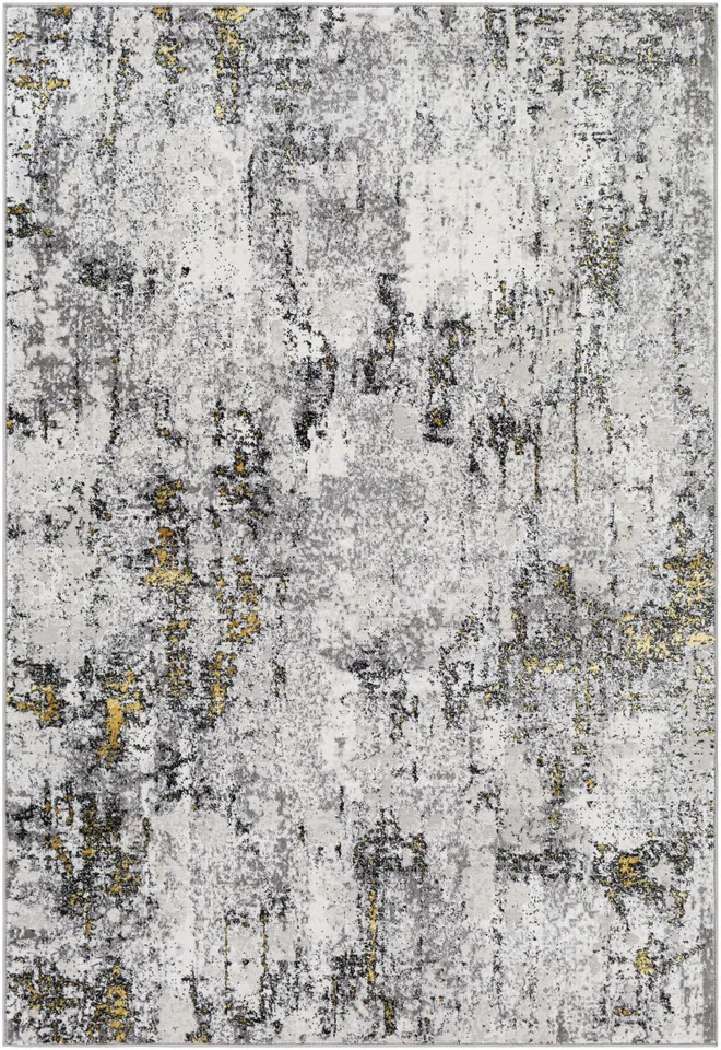 Lustro Black Indoor 8'10" x 12' Machine Woven Rug
