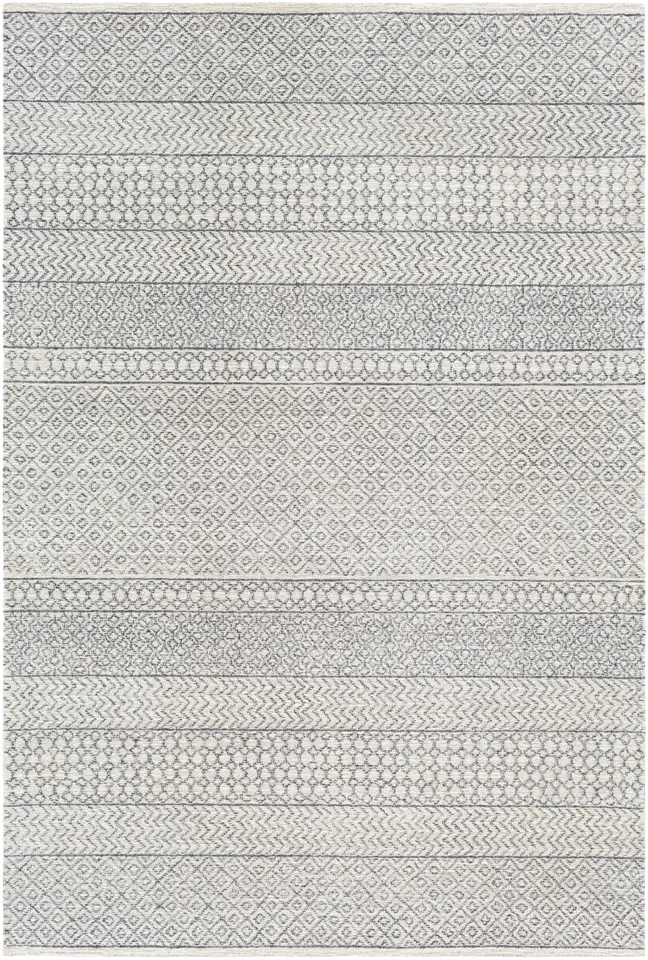 Maroc Gray Indoor 2' x 3' Handmade Rug