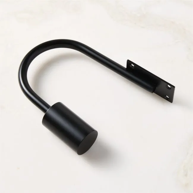 Porter Black Curtain Tieback