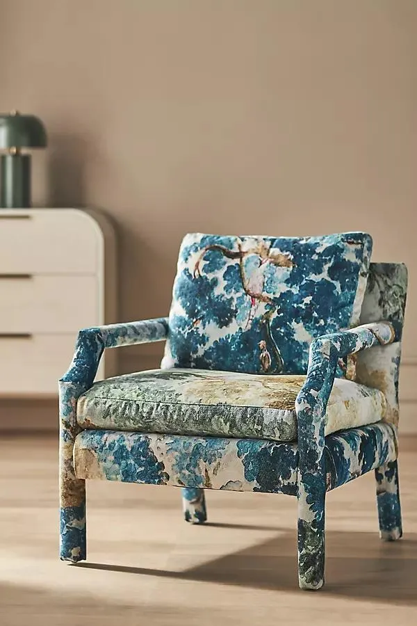 Delaney Velvet Accent Chair