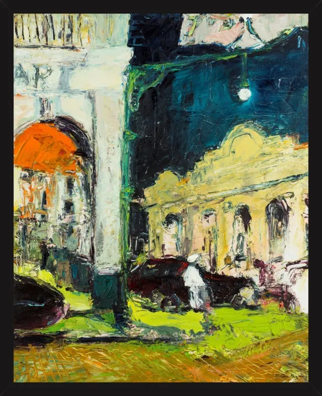 La Vida Cuba Street Corner near Sloppy Joe Bar in Old Havana by Ana Guzman for Artfully Walls