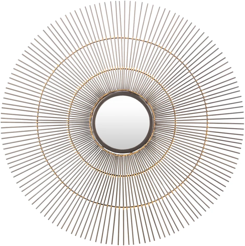 Telavi Gold 32"H x 32"W x 1"D Accent Mirror