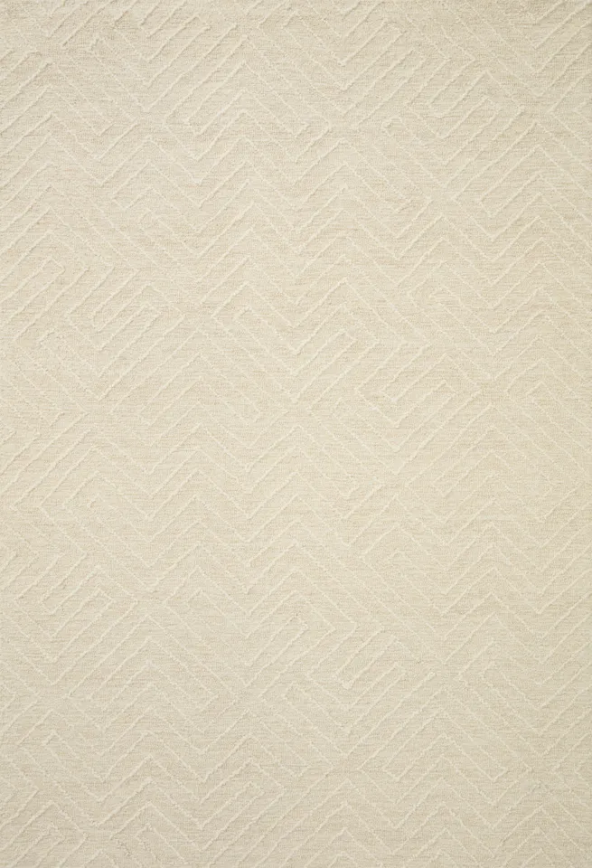 Magnolia Home by Joanna Gaines x Loloi Sarah Ivory 2'-6" x 9'-9"