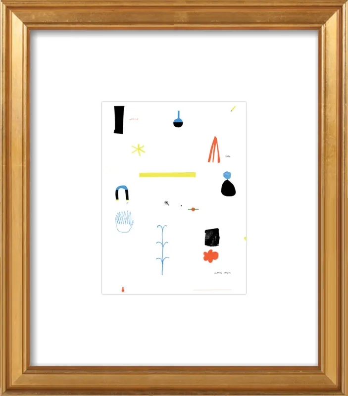 Working hard by playing around  by Agata Królak for Artfully Walls