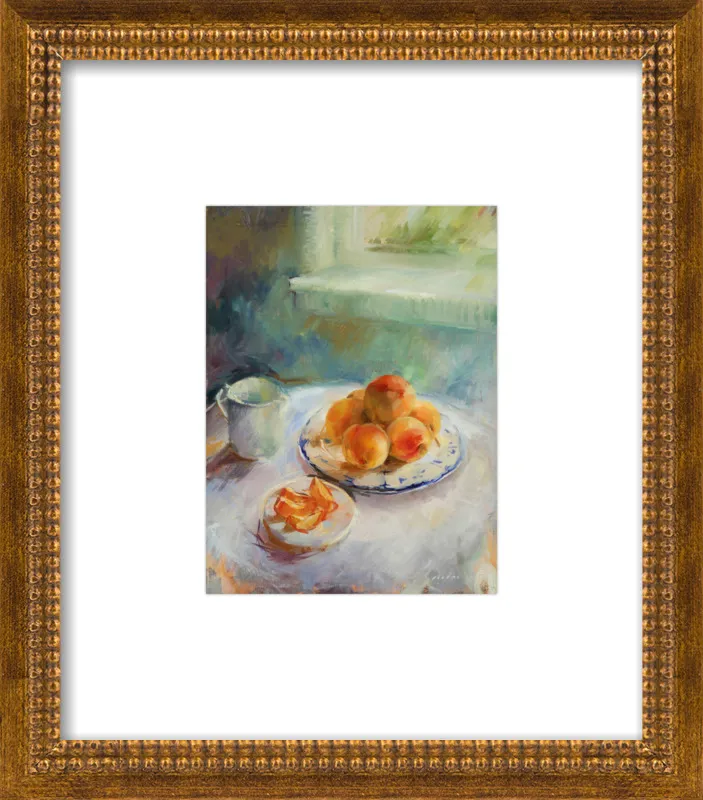 Peaches at The Window by Georgesse Gomez for Artfully Walls