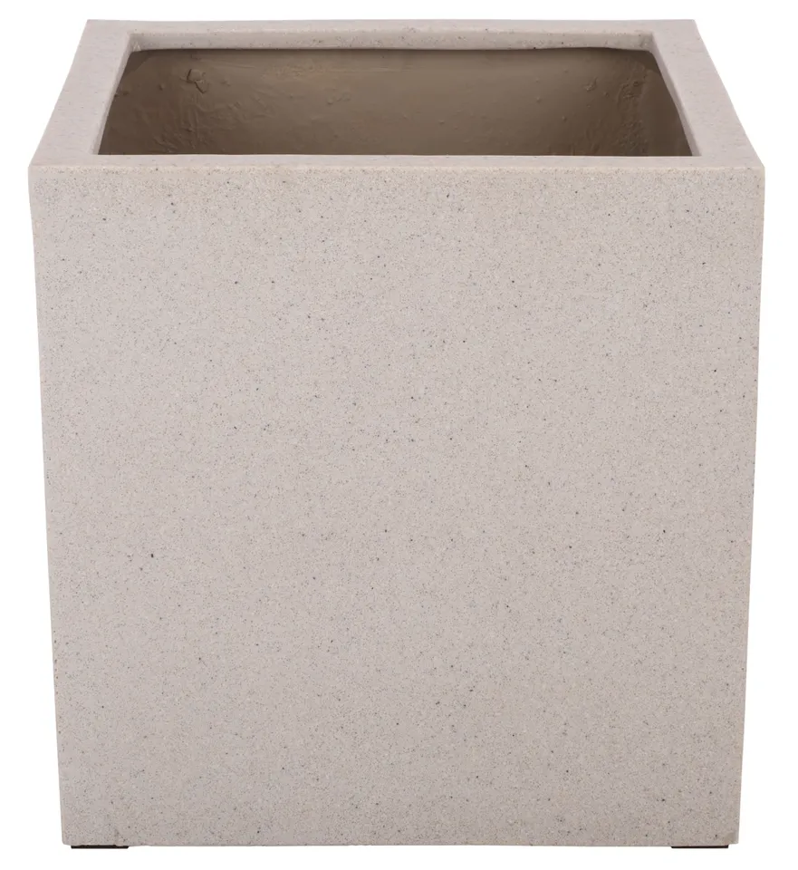 Marcy Low Wide Planter - Beige