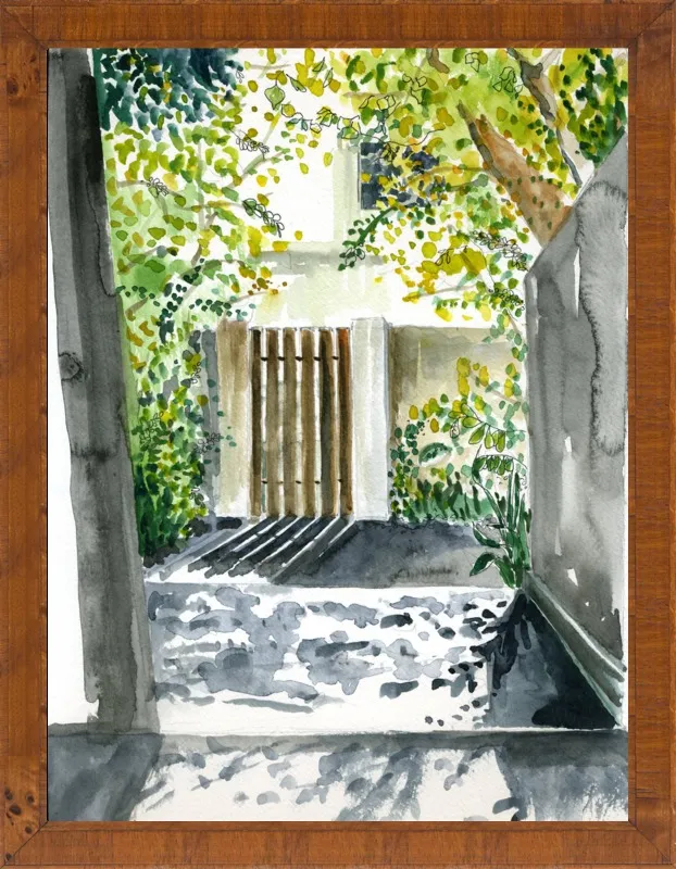 Garden Gate by Miri Eshet for Artfully Walls
