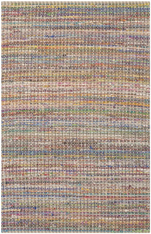 Arlo Home Hand Tufted Area Rug, NAN220E, Beige,  4' X 6'