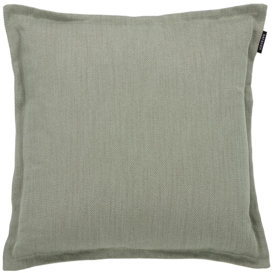 Evie 18 x 18 Polyester/Cotton Pillow - Gray