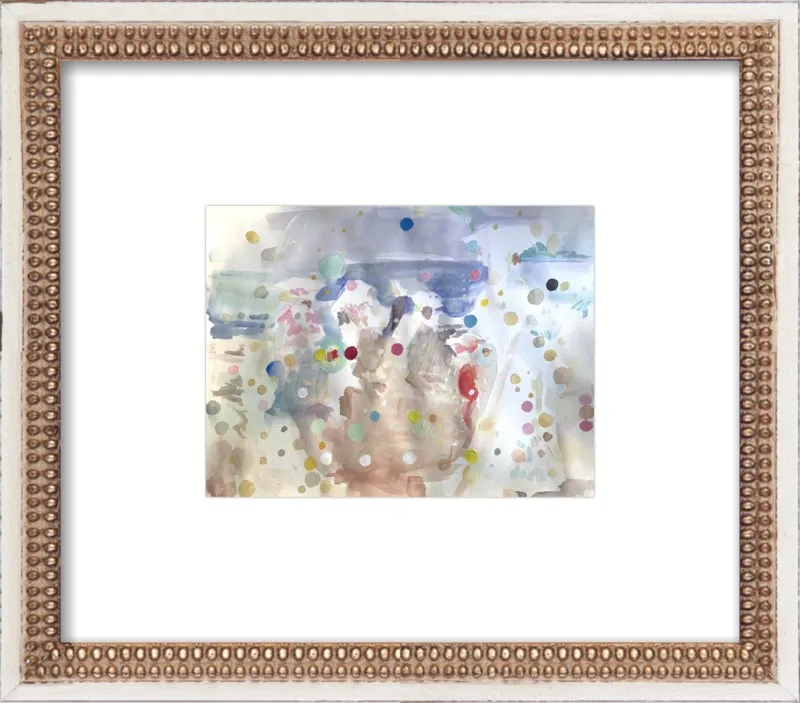 Beach scene (from memory)  by Hannah Dean for Artfully Walls