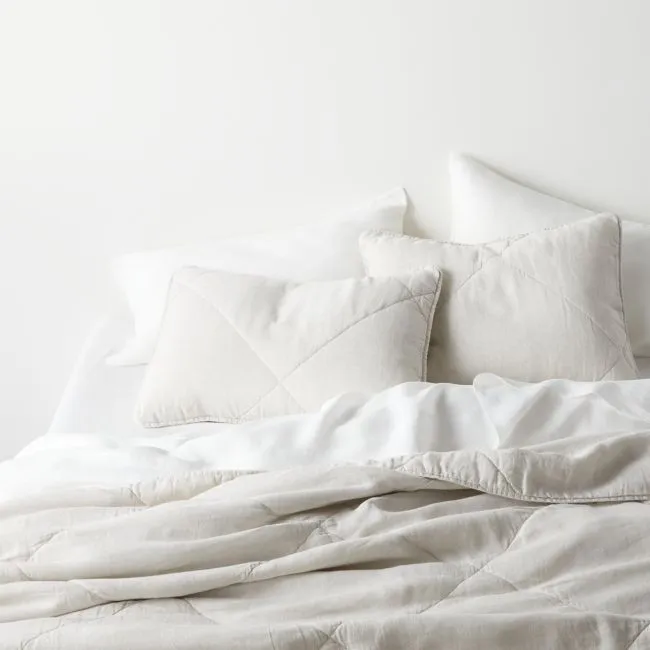 European Linen Warm Natural Full/Queen Quilt